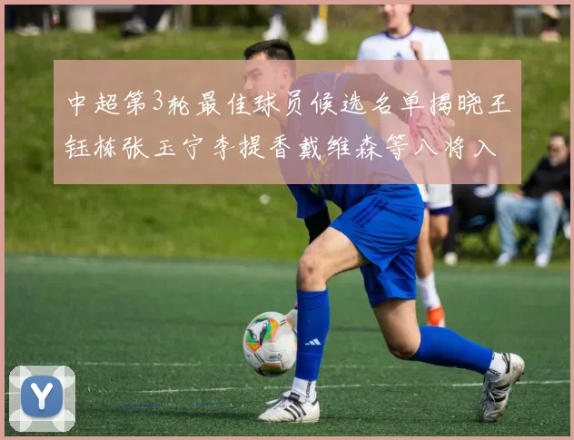 中超第3轮最佳球员候选名单揭晓王钰栋张玉宁李提香戴维森等八将入围